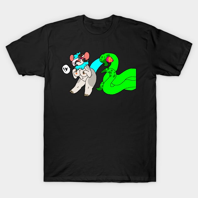 I support monster girls and tentacles! T-Shirt by SpaceKiki